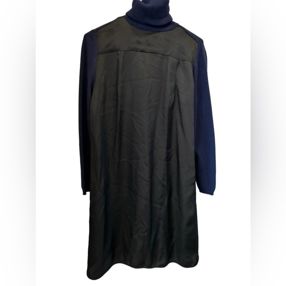 Hache Women's Blue long sleeve, turtleneck, dress Size‎ 42 - Picture 6 of 12